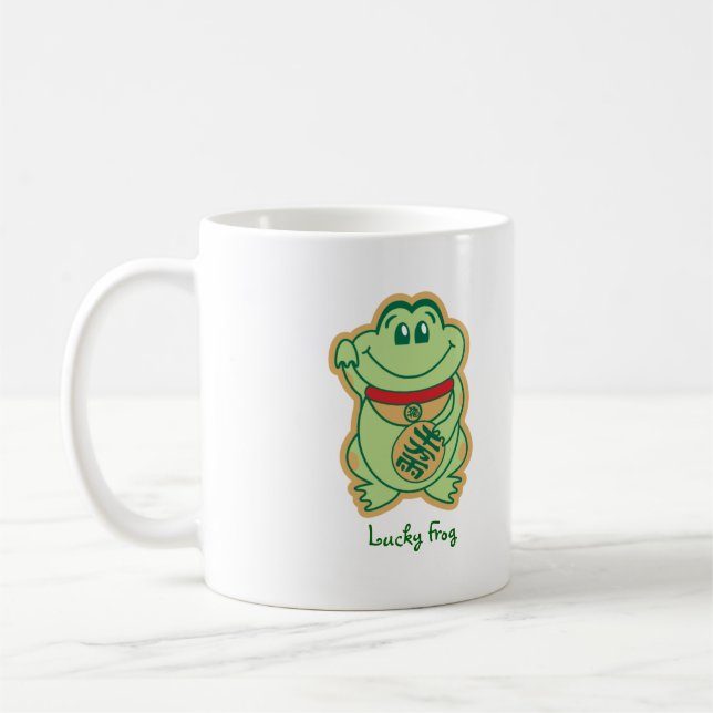 Caneca De Café Sapo afortunado (Esquerda)