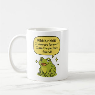 Caneca De Café Sapo Amigo Perfeito