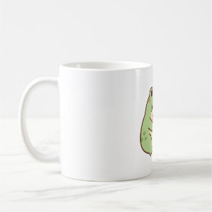 Caneca De Café Sapo Bonito Adora Chá De Bolha De Bebendo