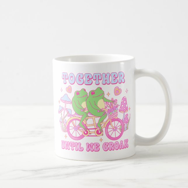 Caneca De Café Sapo Casal Bonito - Juntos Até Cortar (Direita)