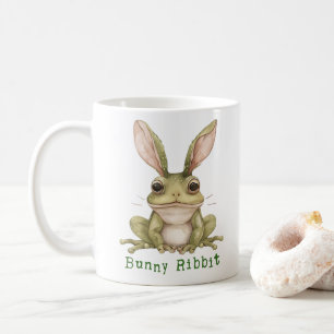 Caneca De Café Sapo Coelho Coelho Orelhas Caídas Sapo Engraçado P