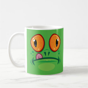 Caneca De Café Sapo com cartografia da língua