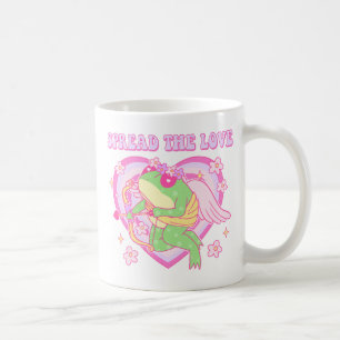 Caneca De Café Sapo Cute Cupid - Espalhe o Amor