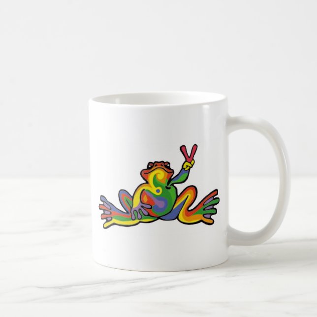 Caneca De Café Sapo da paz (Direita)