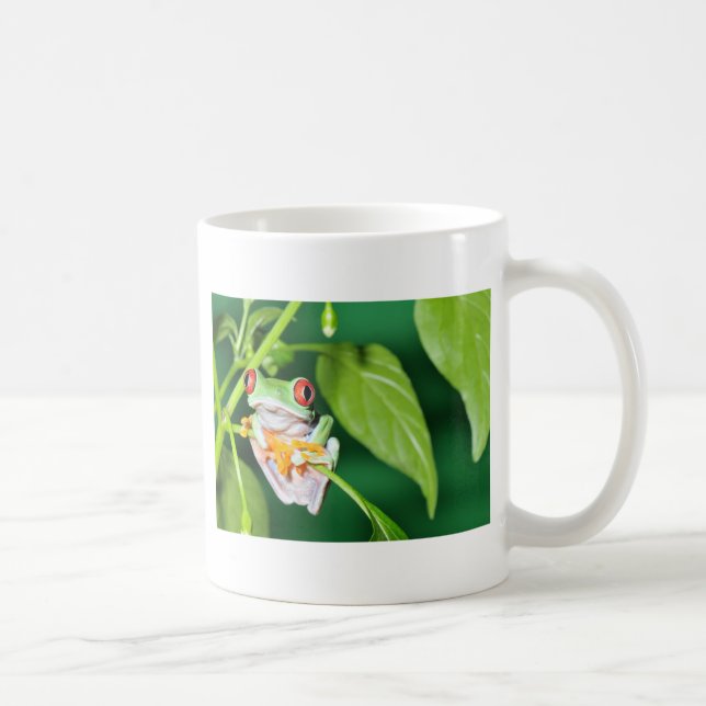 Caneca De Café sapo de árvore eyed vermelho (Direita)