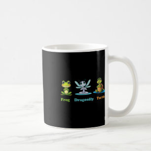 Caneca De Café Sapo de humor político sutil Tartaruga Yoga