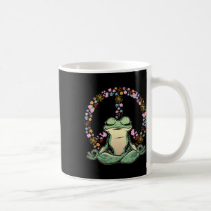 Caneca De Café Sapo de Ioga Namaste Meditação Sapo Amante da Post