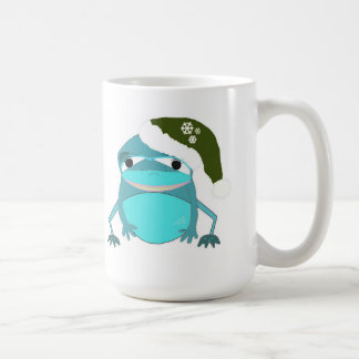 Caneca De Café Sapo de Natal Alegre