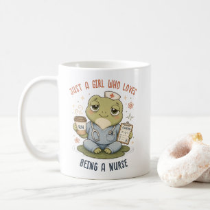 Caneca De Café Sapo Fofo Vida de Limpeza Só uma Garota que Ama Se