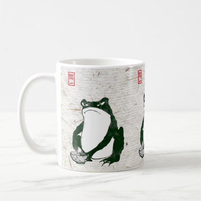 Caneca De Café Sapo Indecente Japonês Fez século XIX (Esquerda)