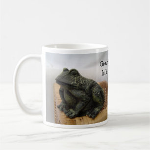 Caneca De Café Sapo Legal Verde Está Na Moda