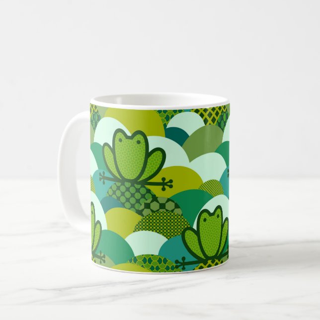 Caneca De Café Sapo Mossy (Frente Esquerda)