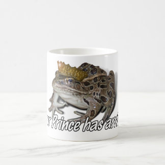 Caneca De Café Sapo Príncipe - "Aqui Estou"