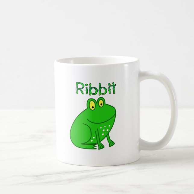 Caneca De Café Sapo Ribbit (Direita)