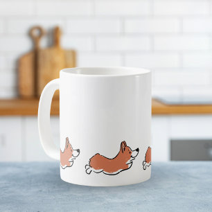Caneca De Café Sapo Simples de Corgi Corgi