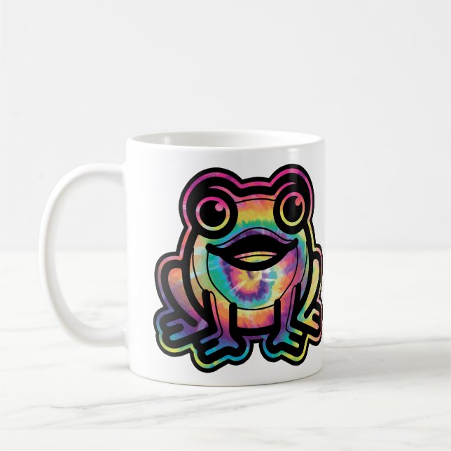 Caneca De Café Sapo Tie Dye (Esquerda)
