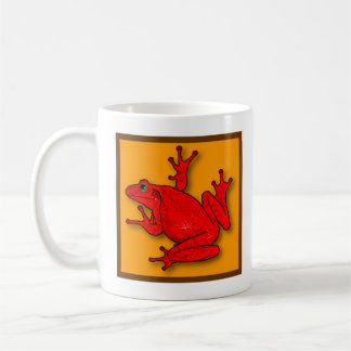Caneca De Café Sapo Vermelho