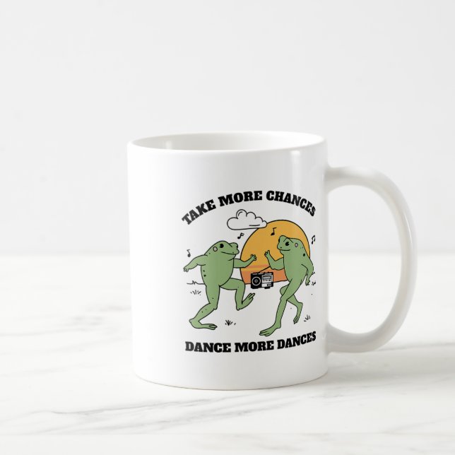 Caneca De Café Sapos dançando juntos (Direita)
