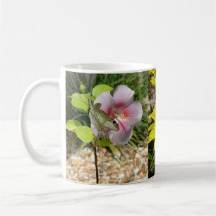 Caneca De Café sapos em árvore Flores de hibiscus Mug