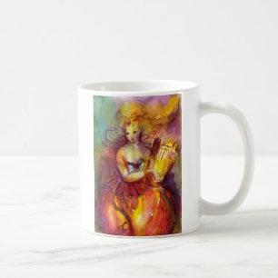 CANECA DE CAFÉ SAPPHO, DANÇA, MÚSICA E POESIA