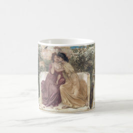 Caneca De Café Sappho e Erinna em um Jardim Grego (Amor Lésbico)
