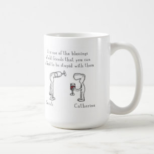 Caneca De Café Sarah e Catherine