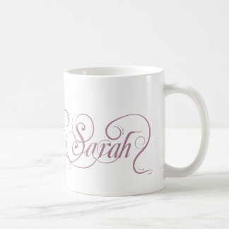 Caneca De Café Sarah - nome personalizado
