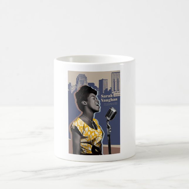 Caneca De Café Sarah Vaughan (Centro)
