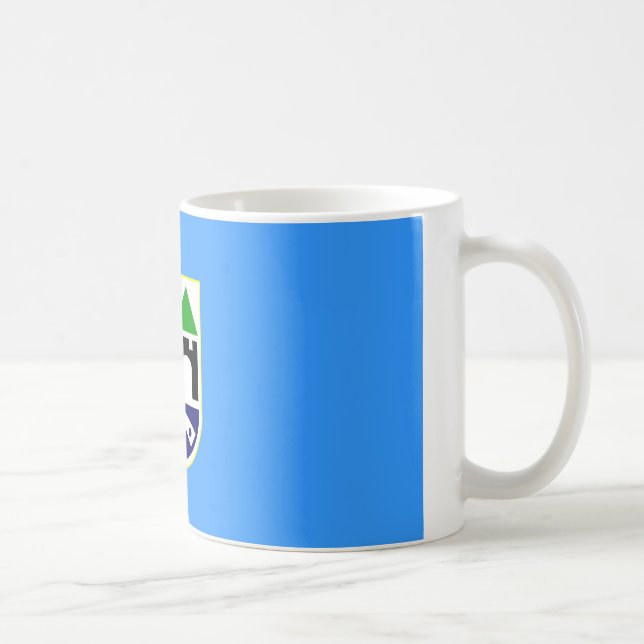 Caneca De Café Sarajevo Flag (Direita)