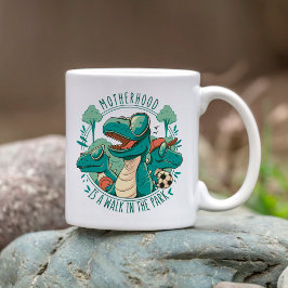 Caneca De Café Sarcasm Motherhood Engraçado Dino