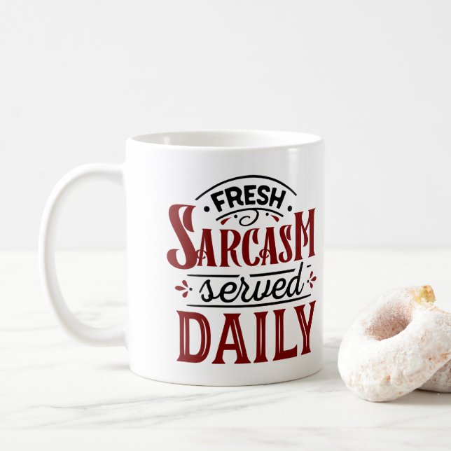 Caneca De Café Sarcasmo (Com Donut)