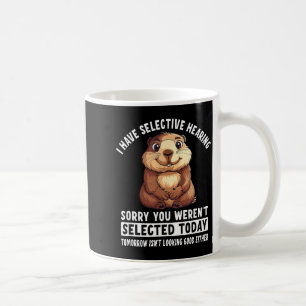 Caneca De Café Sarcasmo Humor Toupeira Presente Para Homens Mulhe