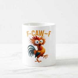 Caneca de Café Sarcástica Galo Louco F-CAL-F Diver