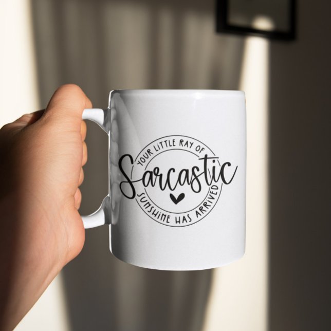 Caneca De Café Sarcástico engraçado (Criador carregado)