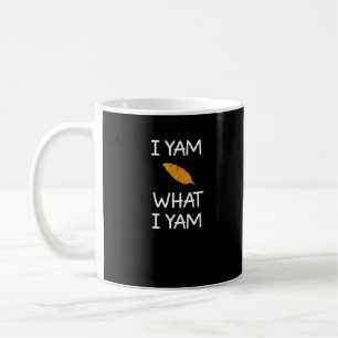 Caneca De Café Sarcástico, Pun I Yam What I Yam, Engraçado, Piada