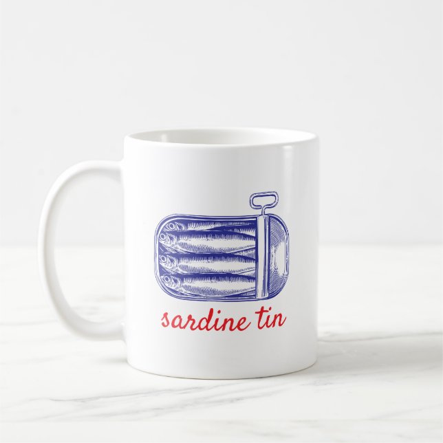 Caneca De Café Sardine tin (Esquerda)
