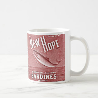 Caneca De Café sardinhas novas da esperança
