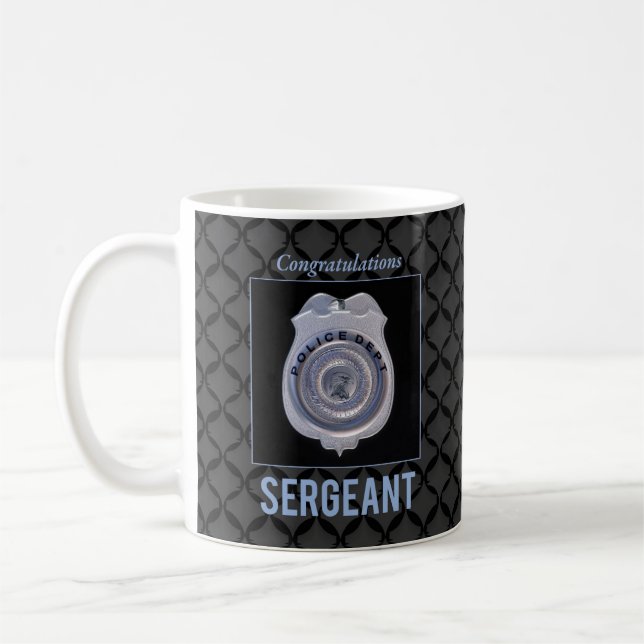Caneca De Café Sargento do Departamento de Polícia (Esquerda)