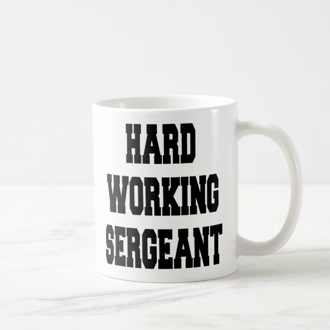 Caneca De Café Sargento duro (Direita)