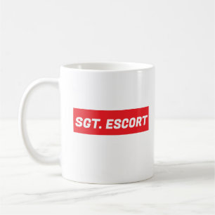 Caneca De Café Sargento Escort