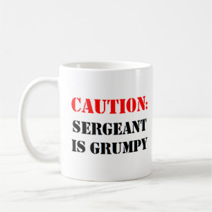 Caneca De Café sargento está rabugento