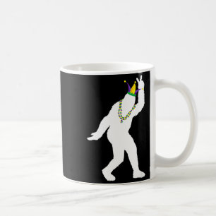 Caneca De Café Sasquatch mascarada mardi gras crente bigfoot