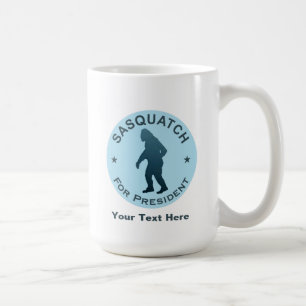 Caneca De Café Sasquatch Para Presidente