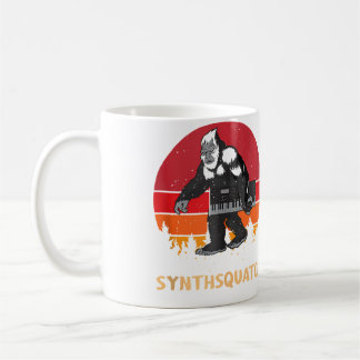 Caneca De Café Sasquatch Synthesizer Dj Mixer Synth Synthsquatch