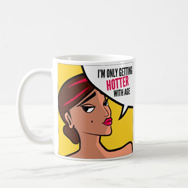 Caneca de café Sassy quente (Esquerda)