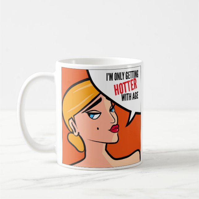 Caneca de café Sassy quente (Esquerda)
