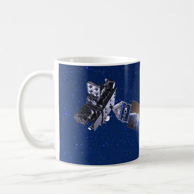 Caneca De Café Satélite de clima GOES-T (Esquerda)