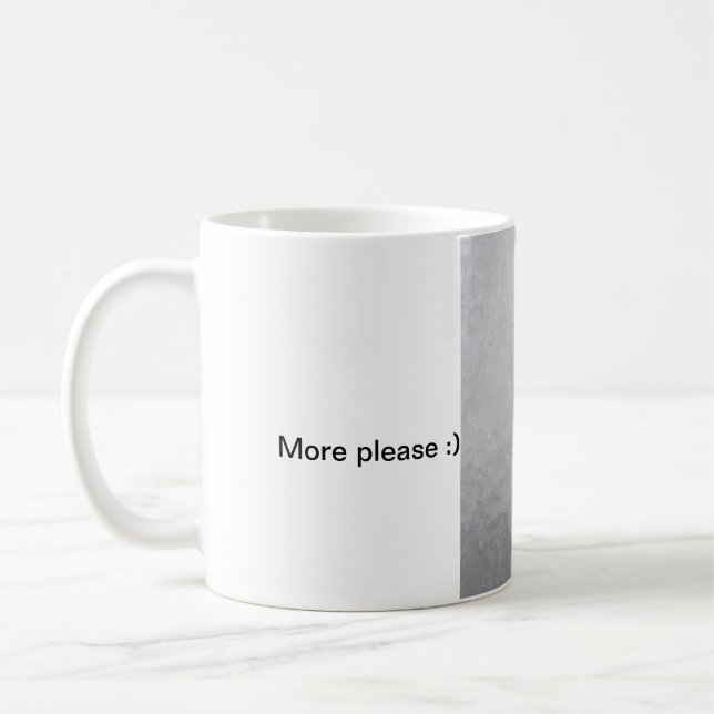 Caneca De Café Satisfaça mais:) (Esquerda)