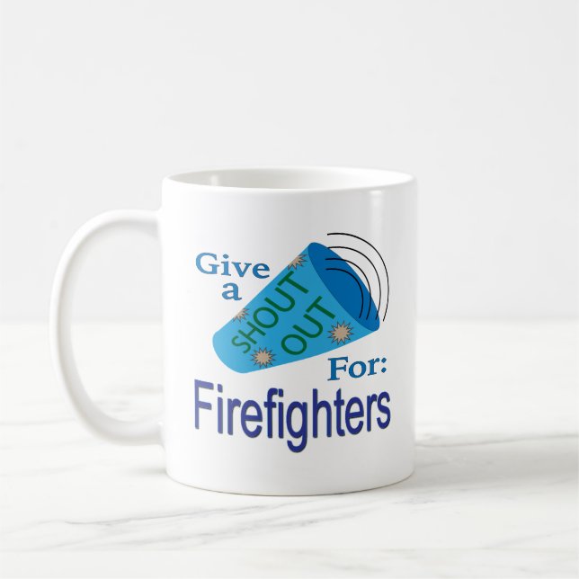 Caneca De Café Saudação aos Bombeiros (Esquerda)