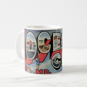Caneca De Café Saudação de Ocean City MD